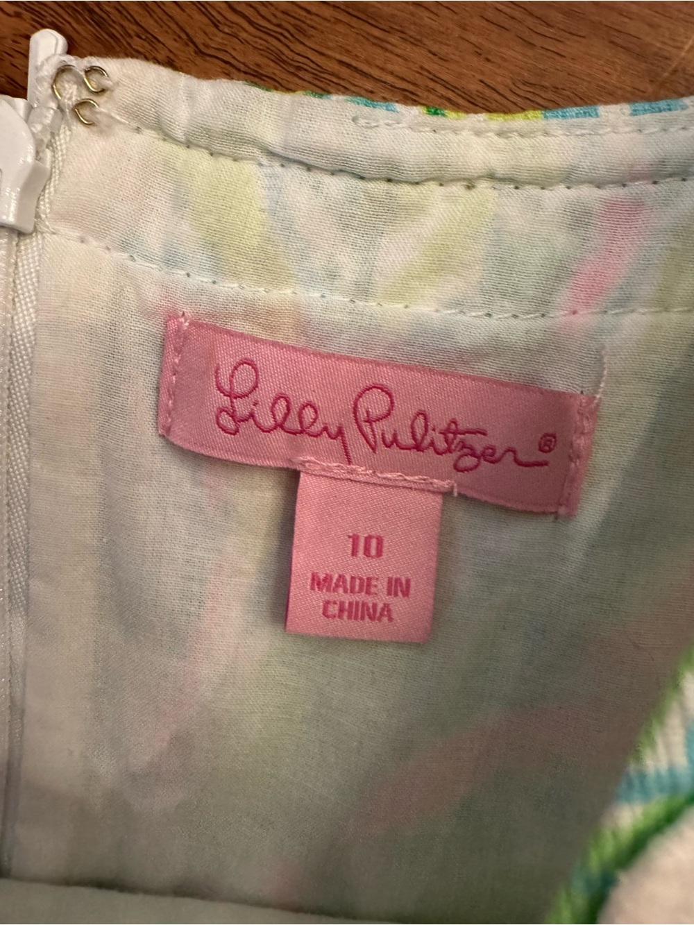 Lilly Pulitzer Mila Coconut Jungle Floral Lace Trim Shift Dress Sz 10 - Picture 8 of 16